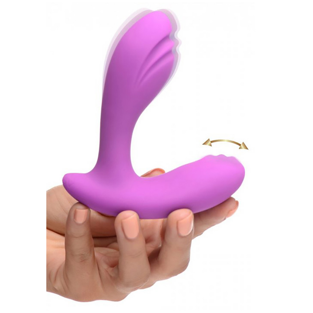 G-Punkt-Stimulator G-Pearl mit beweglichen Perlen Violett 8,9 x Ø 3,2 cm