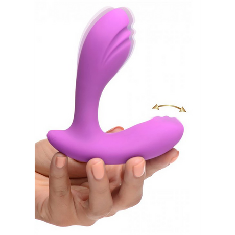 G-Punkt-Stimulator G-Pearl mit beweglichen Perlen Violett 8,9 x Ø 3,2 cm