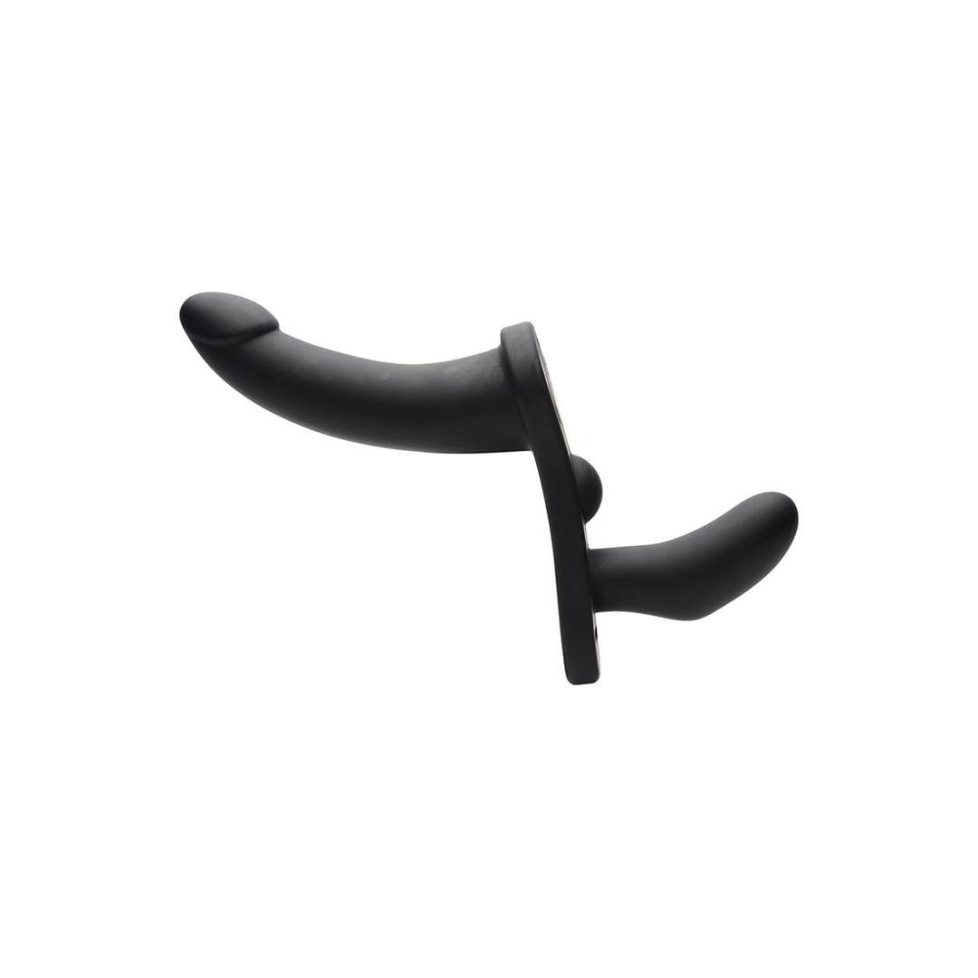 Strap-on-Harness Double Take Schwarz 8,9 cm