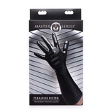 Fisting-Handschuh strukturiert Schwarz 40 cm
