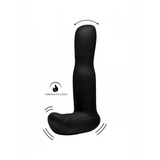 Prostata-Vibrator aus Silikon mit Fernbedienung Schwarz 15,3 cm