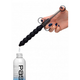 Gleitgel-Applikator mit Silikonperlen Schwarz 12,7 cm