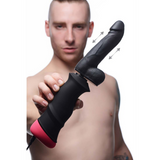 Dildo Mega Pounder stoßend Schwarz