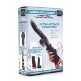 Dildo Mega Pounder stoßend Schwarz