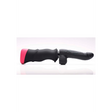 Dildo LoveBotz Mega-Pounder handgeführt stoßend Silikon Schwarz 13,3 x Ø 4,1 cm