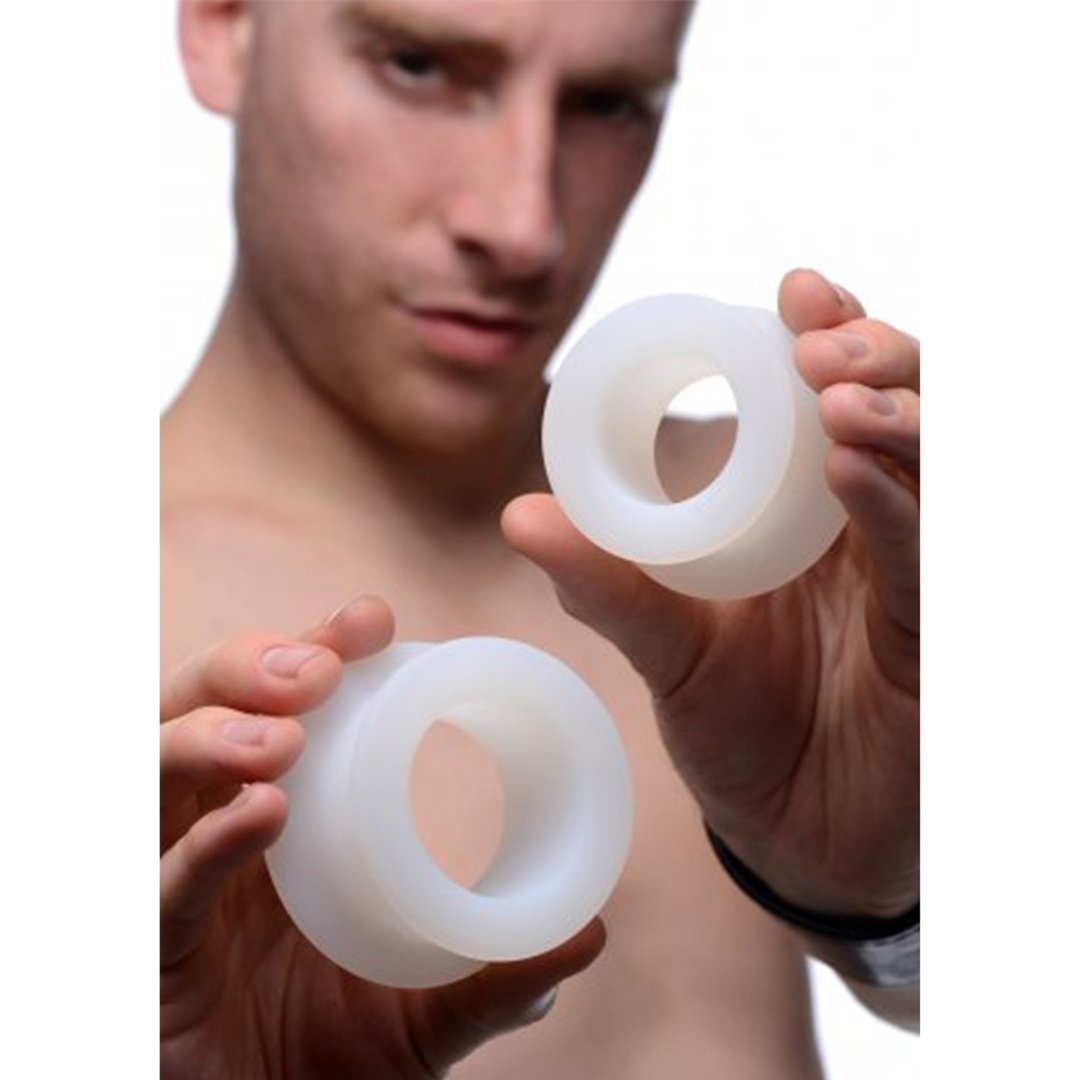 Anal-Ring-Set Stretch Master 2-teilig Weiß