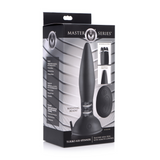 Analplug Turbo Ass-Spinner Silikon mit Fernbedienung Schwarz 13,5 cm