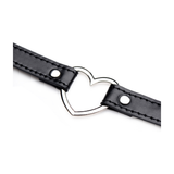 Halskette Dunkles Herz Choker Schwarz 44 cm