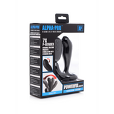 Prostata-Stimulator P-Bender biegbar mit 7 Geschwindigkeiten Schwarz 9,6 cm