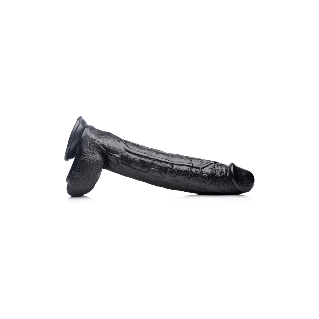 Dildo Raging Rhino mit Adern Schwarz