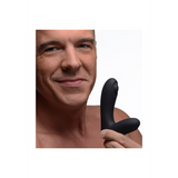 Prostata-Stimulator P-Pulse mit Klopffunktion und 12 Geschwindigkeiten Schwarz 9,3 cm