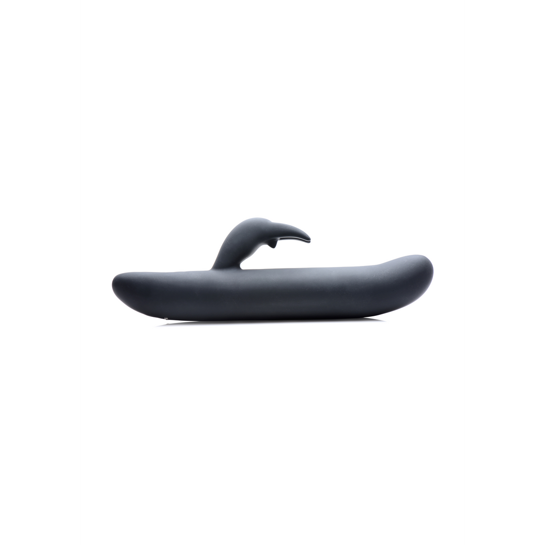 Rabbit-Vibrator Bling Bunny flexibel Schwarz 13,4 cm