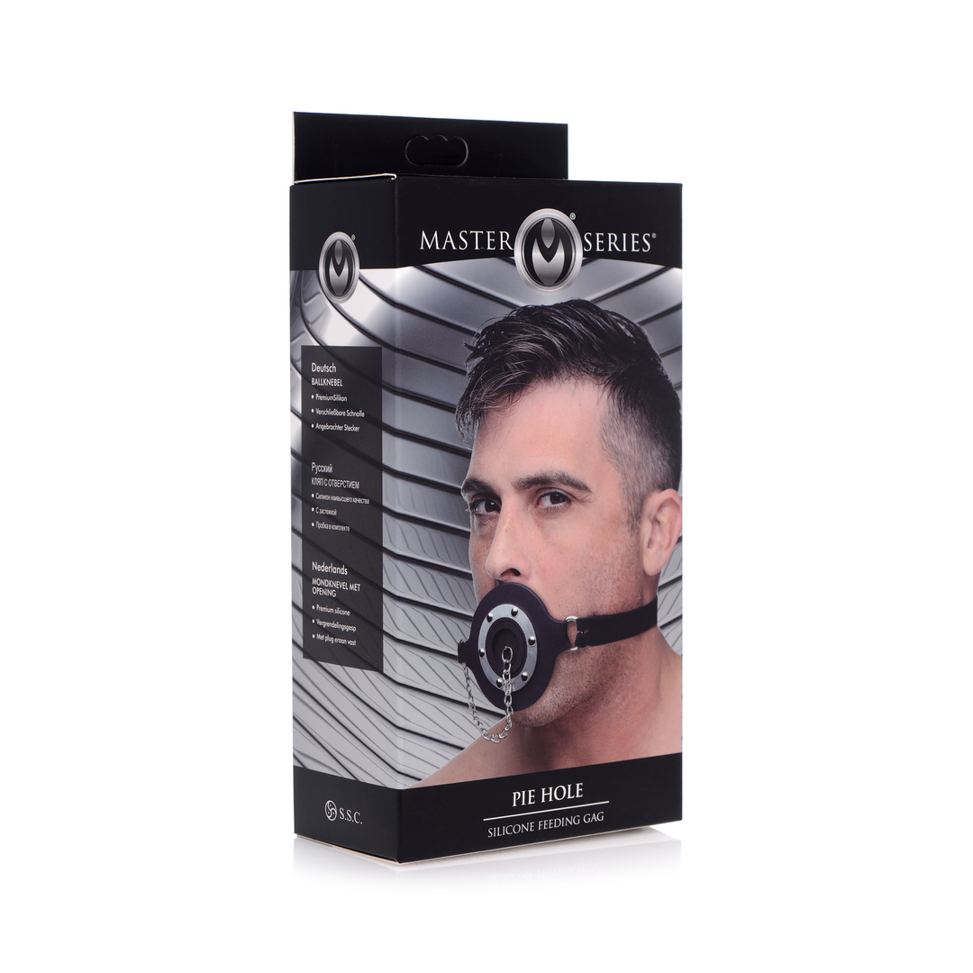 Knebel Pie Hole Silikon Schwarz