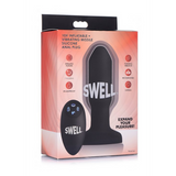 Analplug aufblasbar vibrierend Silikon Schwarz 11,8 cm