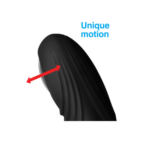 Prostata-Vibrator P-Thump mit Klopffunktion, Fernbedienung und 7 Geschwindigkeiten Schwarz 11,2 cm