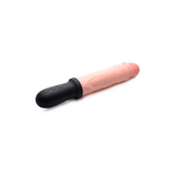 Realistischer Vibrator Auto Pounder stoßend mit Griff Hautfarbe 16,9 cm