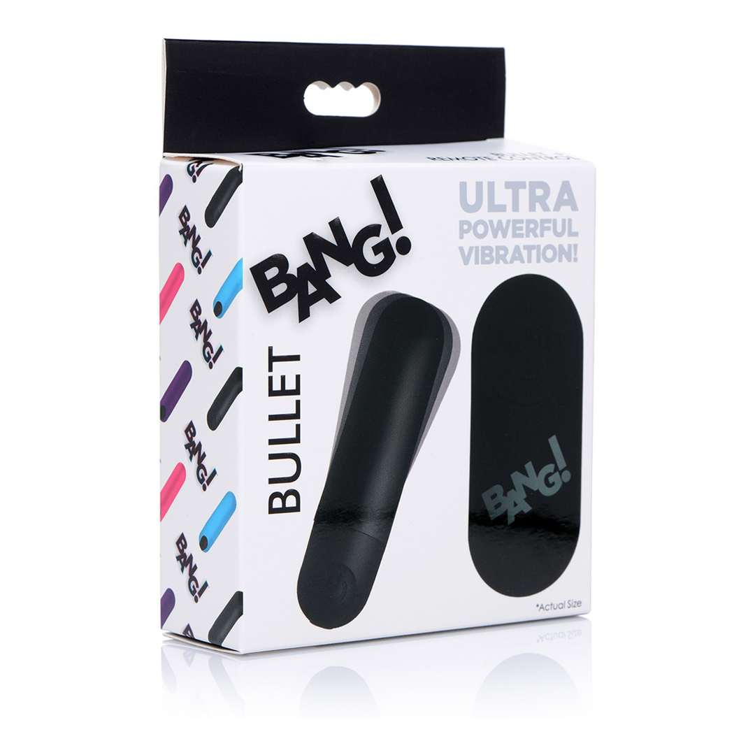 Bullet-Vibrator mit Fernbedienung Schwarz