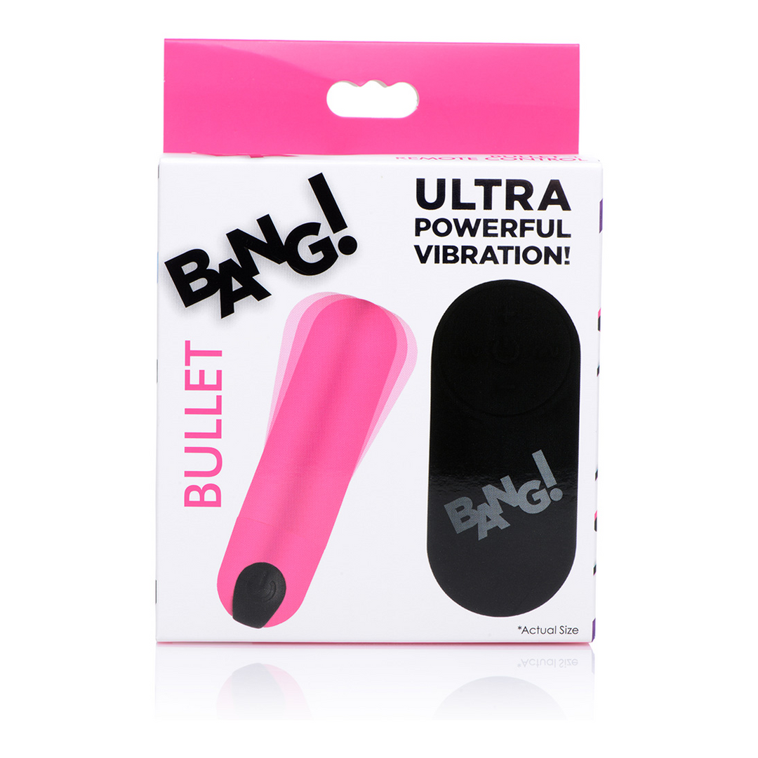 Bullet-Vibrator mit Fernbedienung Schwarz