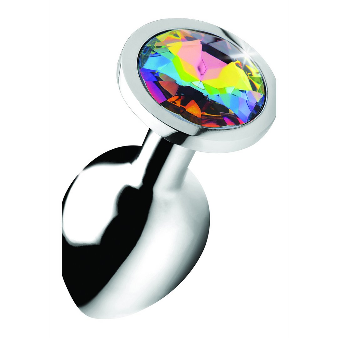 Analplug Regenbogen-Prisma Multicolor