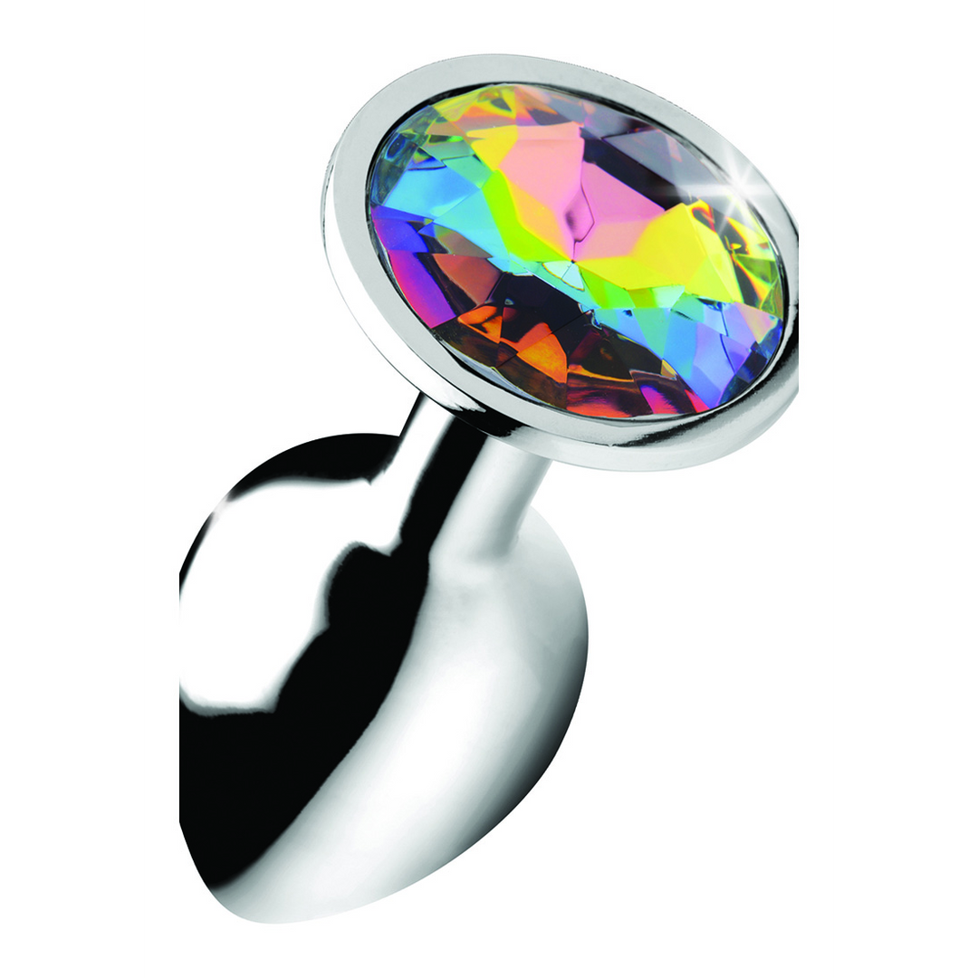 Analplug Regenbogen-Prisma Multicolor