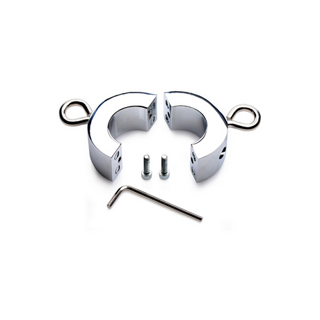 Hodenring Ball Trap Metall Silber 11,1 x Ø 6 cm