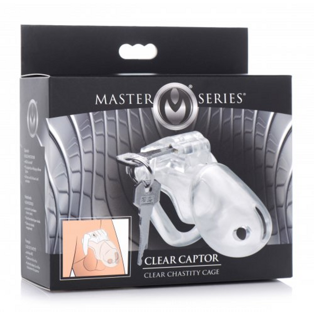 Peniskäfig Clear Captor mit Schlüsseln Durchsichtig 9 cm