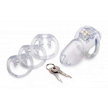 Peniskäfig Clear Captor mit Schlüsseln Durchsichtig 9 cm