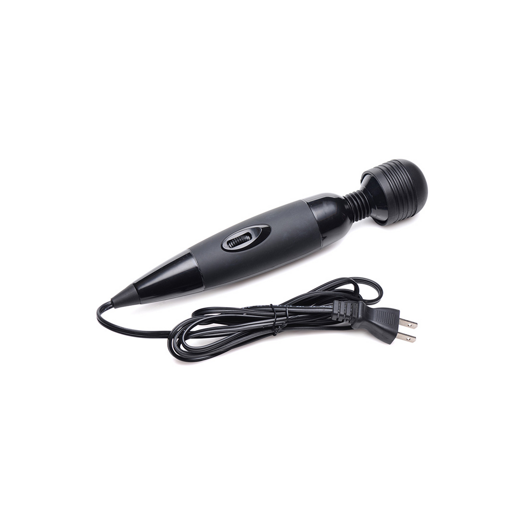 Massagestab Wander Wand Reisegröße mit mehreren Geschwindigkeiten Schwarz 25,7 cm