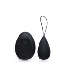 Vibro-Ei Silikon mit 10 Geschwindigkeiten Schwarz 6,2 cm