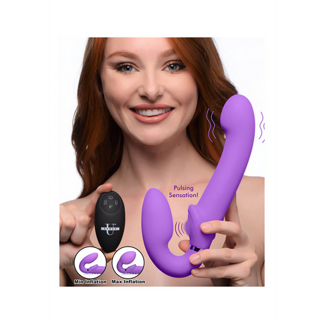 Dildo Ergo-Fit G-Pulse doppelendig Violett 14,9 x Ø 4,3 cm