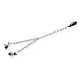 Nippelklemmen Titty Taunter mit gewichteter Perle Silber