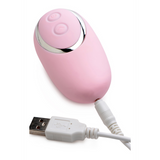 Auflegevibrator Pleasure Pulse pulsierend Silikon Pink 9,3 x Ø 4 cm