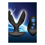 Analplug Elektro-Spread vibrierend mit E-Stim Silikon Schwarz 8,3 x Ø 5,8 cm