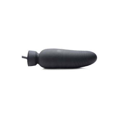 Dildo Dick-Spand aufblasbar Silikon Schwarz 16,2 x Ø 4,5 cm