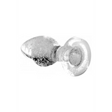 Analplug Glas nachtleuchtend Durchsichtig