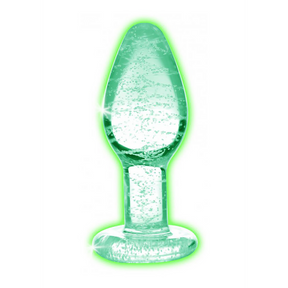 Analplug Booty Sparks Glas Nachtleuchtend Transparent – Ansicht 6