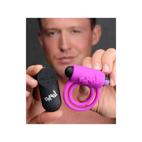Penisring mit Bullet-Vibrator und Fernbedienung Silikon