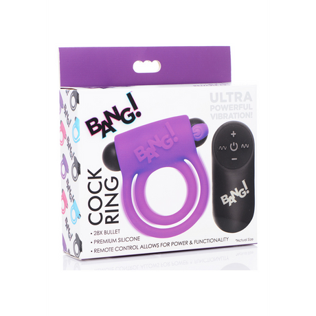 Penisring mit Bullet-Vibrator und Fernbedienung Silikon