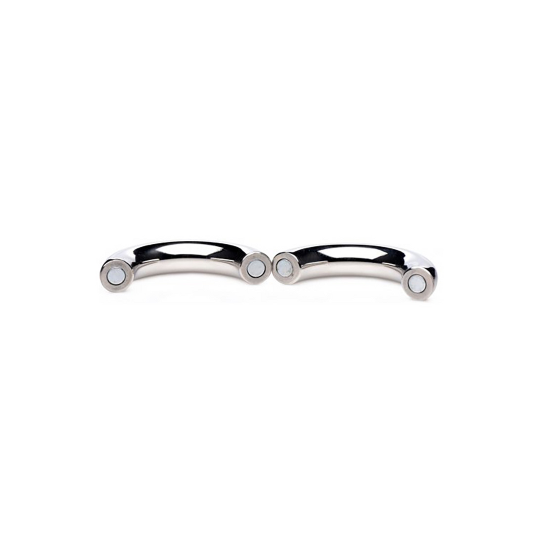 Penisring Mega Magnetize Edelstahl magnetisch Silber 7,6 cm