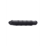 Bullet-Vibrator XL mit gewirbelter Silikonhülle Schwarz 20,3 cm