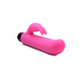 Bullet-Vibrator XL mit Rabbit-Silikonhülle Pink 14,7 cm