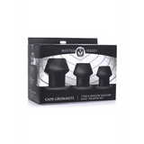 Anal-Dehnungsset Gape-Grommets hohl Schwarz