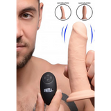 Realistischer Vibrator Swell aufblasbar Silikon Hautfarbe 15,8 cm