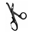 Bondage-Schere Master Series Snip mit Gürtelclip Schwarz 19 cm