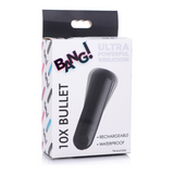 Vibrator Metallkugel mit 10 Geschwindigkeiten Schwarz 7,6 x Ø 2 cm
