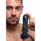 Eichelstimulator Turbo Silikon Schwarz 11,4 cm