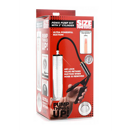 Penispumpen-Set Durchsichtig 26 cm