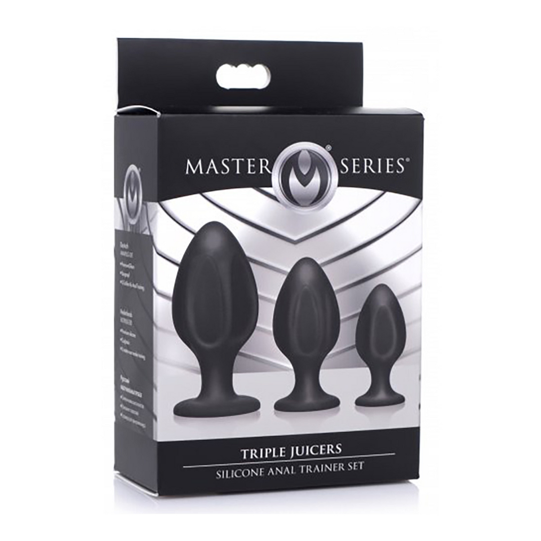 Anal-Set Triple Juicers Silikon Schwarz