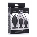 Anal-Set Triple Juicers Silikon Schwarz
