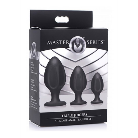 Anal-Set Triple Juicers Silikon Schwarz